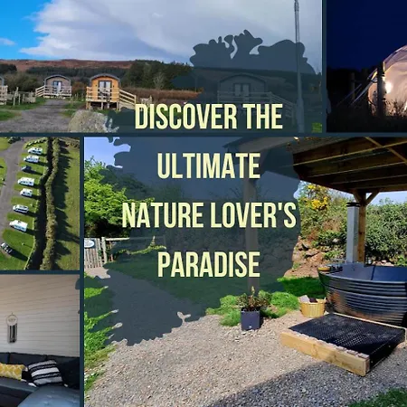 אתר קמפינג The Getaway - The Hen Harrier - Luxury Glamping With Hot Tub *